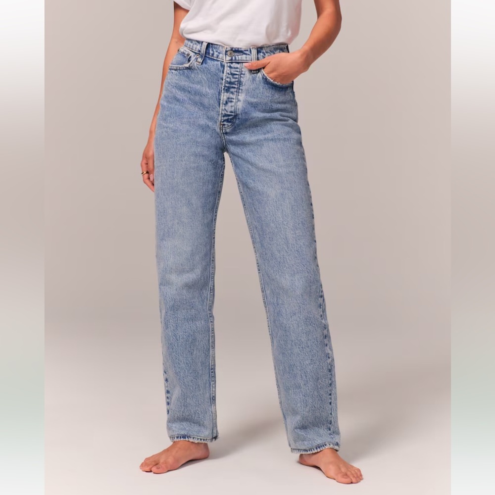 Abercrombie and Fitch High Rise Dad Jean